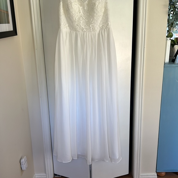 White Formal Dress - Picture 2 of 9